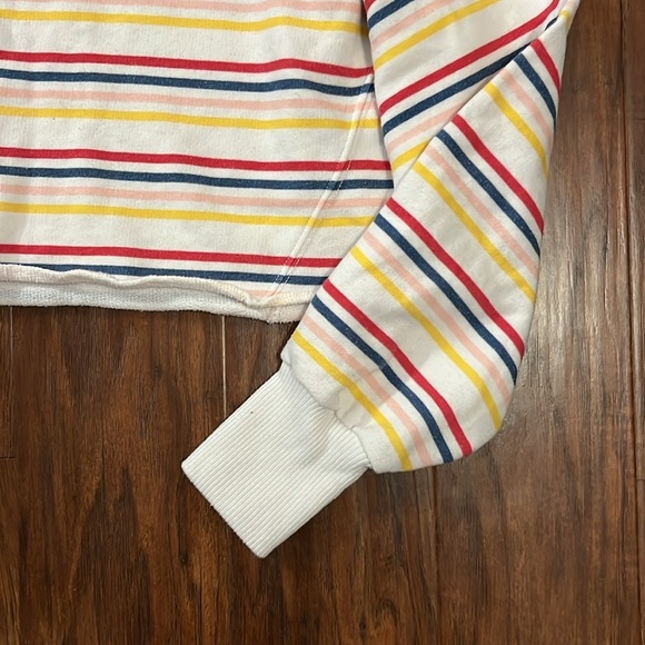 Striped Hollister Cropped Sweater/Sweatshirt - Picture 3 of 5